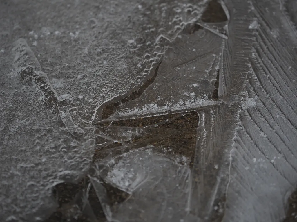 textured ice