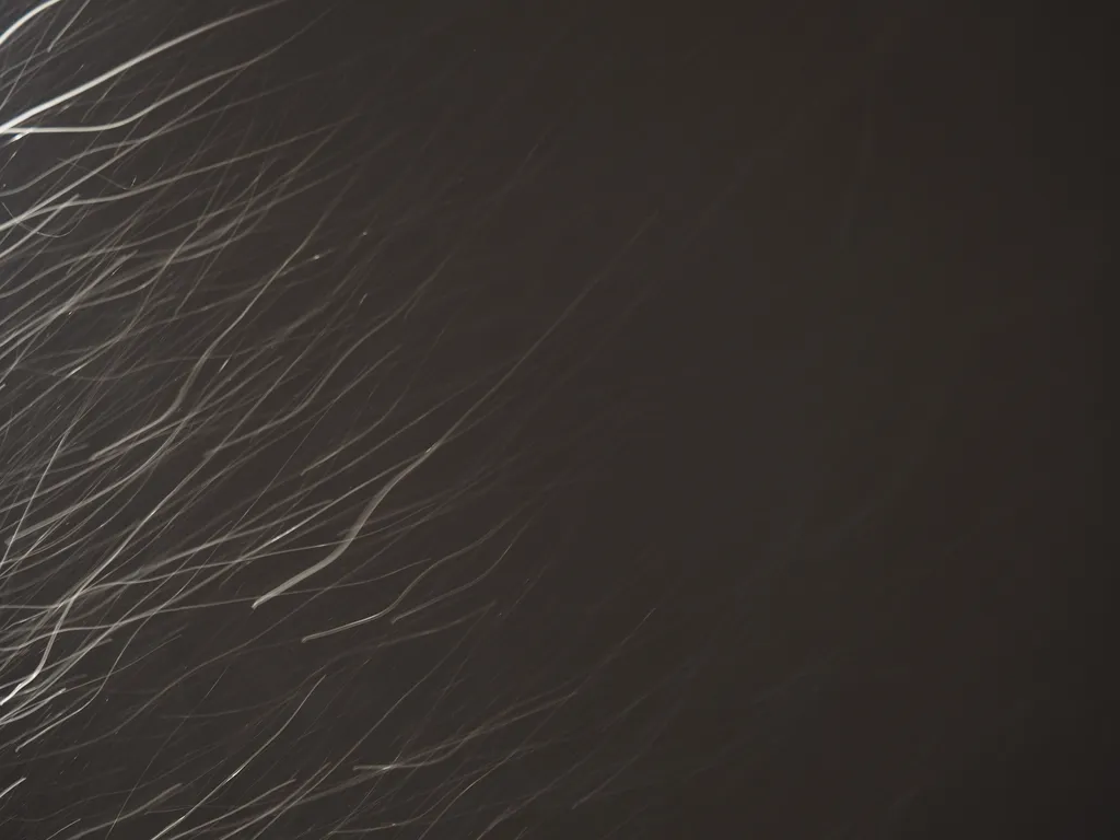 blowing snow at night