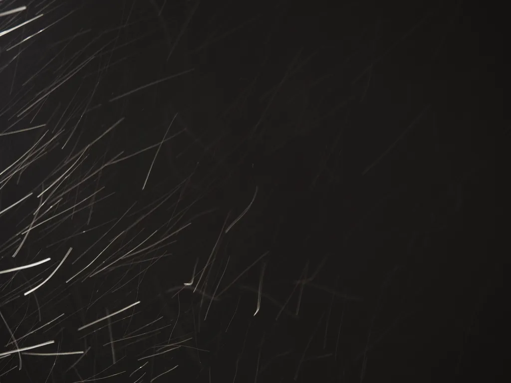 blowing snow at night