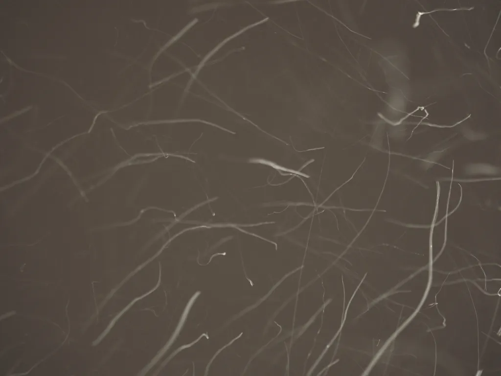 blowing snow at night