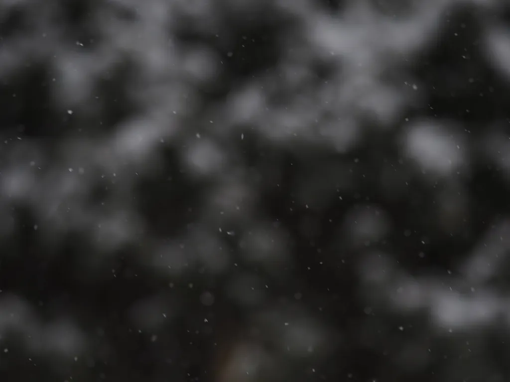 falling snow