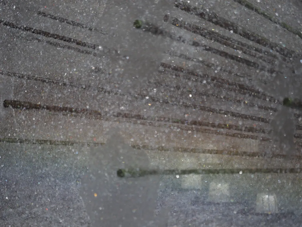 water spraying from a fountain and forming a rainbow