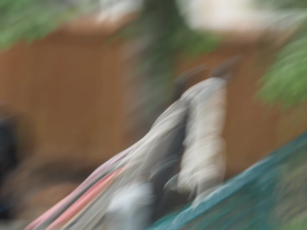 a blurry photo of a dog