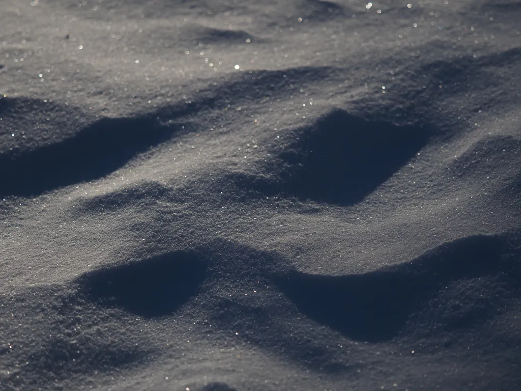 snow drifts